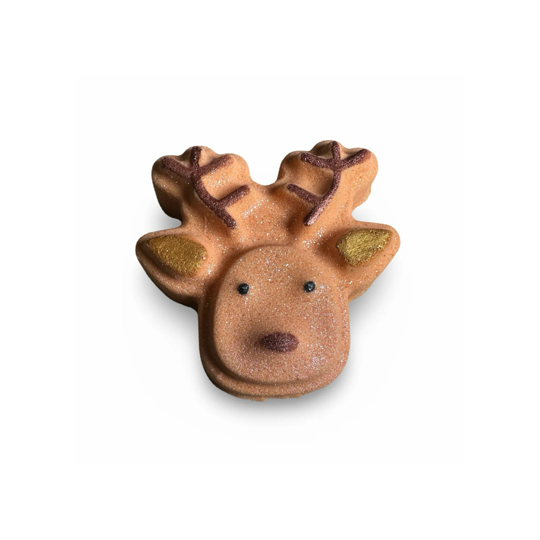 Bath Bomb - Reindeer Face - Gingerbread