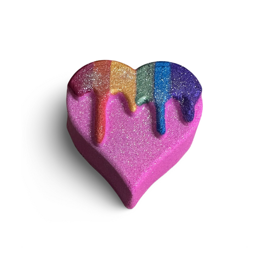 Bath Bomb - Love Always Wins - Black Raspberry Cream