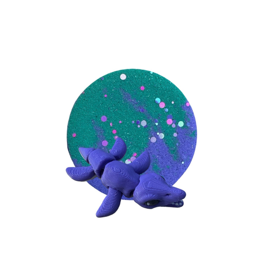 Bath Bomb - Water Dino Surprise - Frosted Coconut -  AGES 3+ Toy Inside