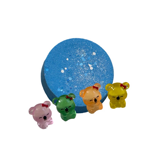 Bath Bomb - Koala Surprise - Blueberry -  AGES 3+ Toy Inside