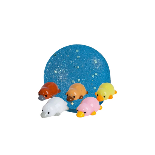Bath Bomb - Platypus Surprise - Blue Raspberry -  AGES 3+ Toy Inside