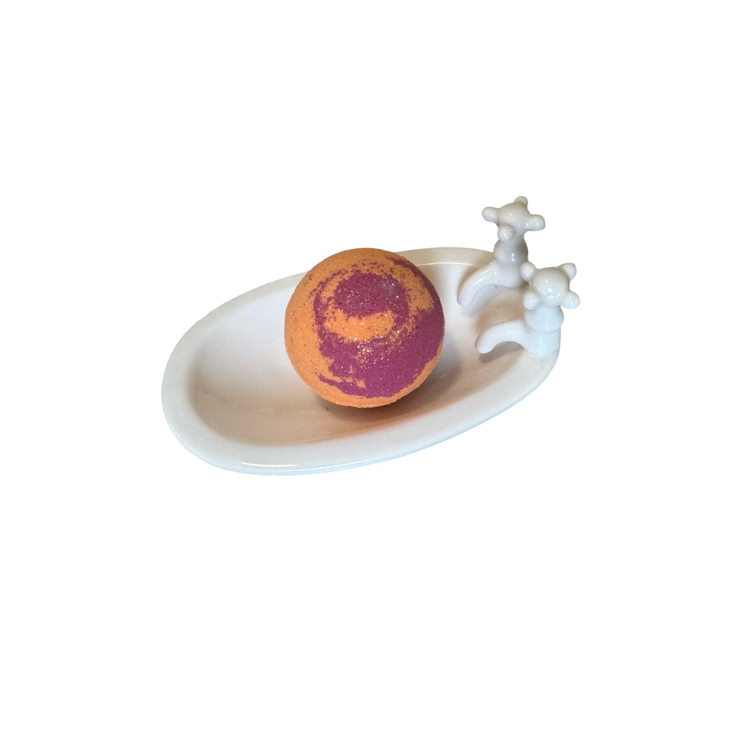 Bath Bomb - Round - Peach Candy