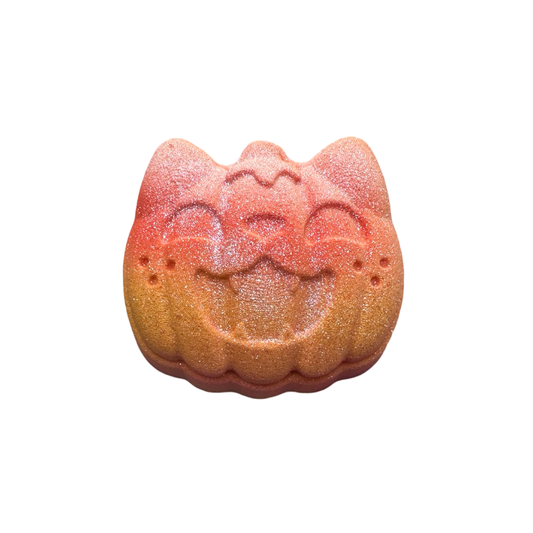 Bath Bomb - Cat-O’-Lantern - Pumpkin & Caramel