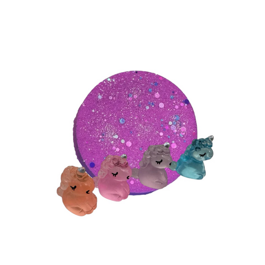 Bath Bomb - Unicorn Surprise - Bubblegum -  AGES 3+ Toy Inside