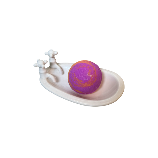 Bath Bomb - Round - Pumpkin Spiced Latte
