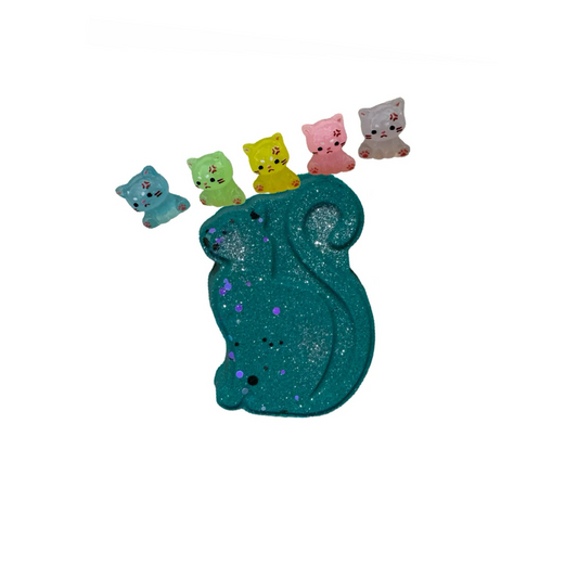Bath Bomb - Kitty Cat Surprise - Cotton Candy - AGES 3+ Toy Inside