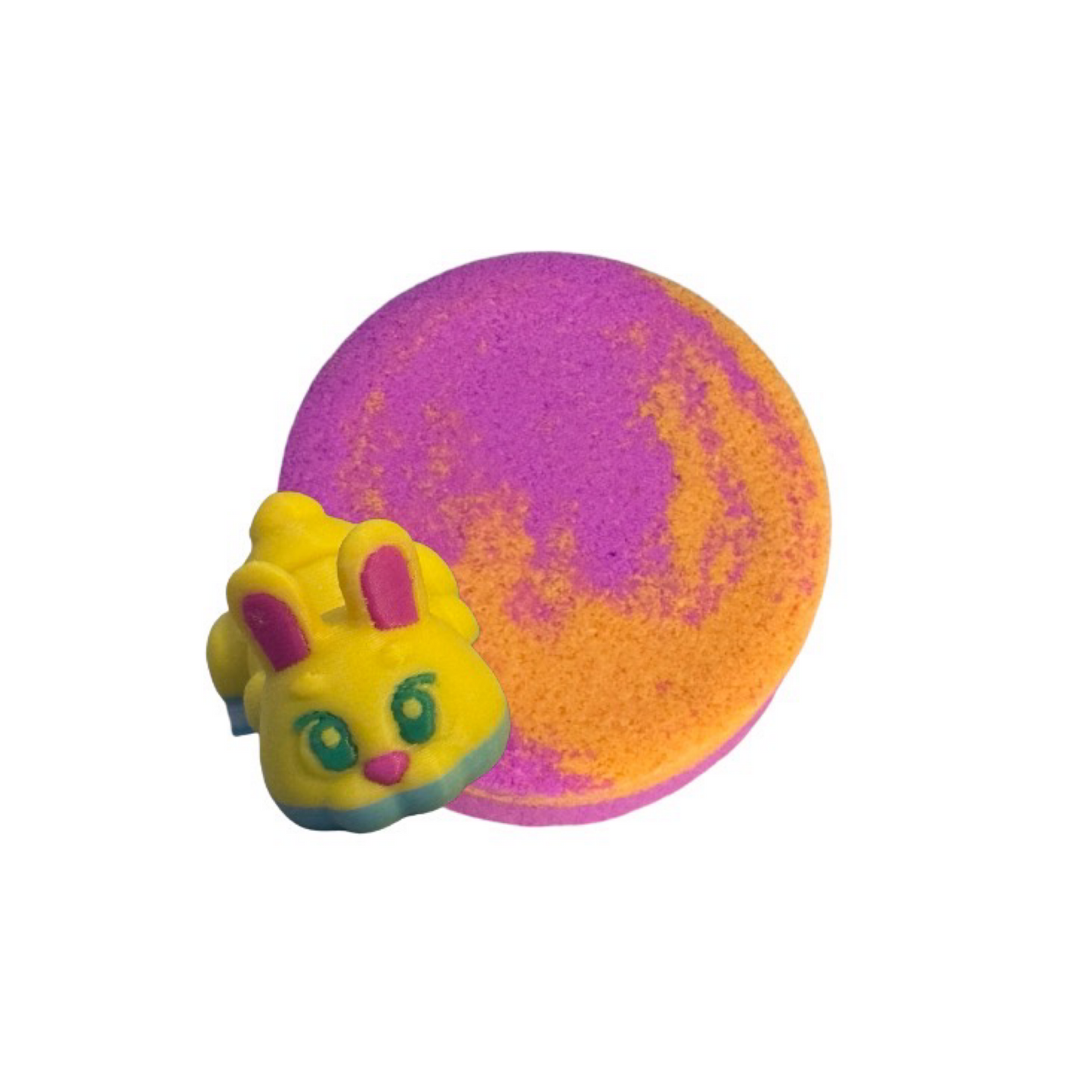Bath Bomb - Bunny Surprise - Frosted Carrot Cake -  AGES 3+ Toy Inside