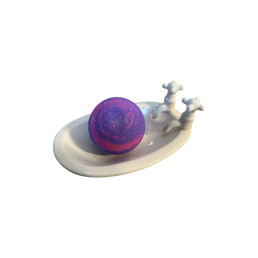 Bath Bomb - Round - Essential Oil - Lavender