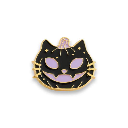 Pin - Cat Pumpkin Face - Choking Hazard - Not Suitable for Children