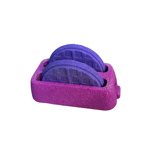 Bath Bombs - Toaster and Eggos - Bubblegum and Grape Candy