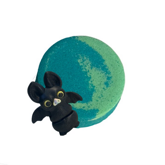 Bath Bomb - Batty Surprise - Caramel Apple -  AGES 3+ Toy Inside