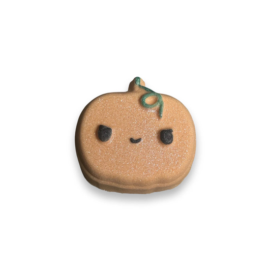 Bath Bomb - Cute Pumpkin - Pumpkin & Eggnog - Orange