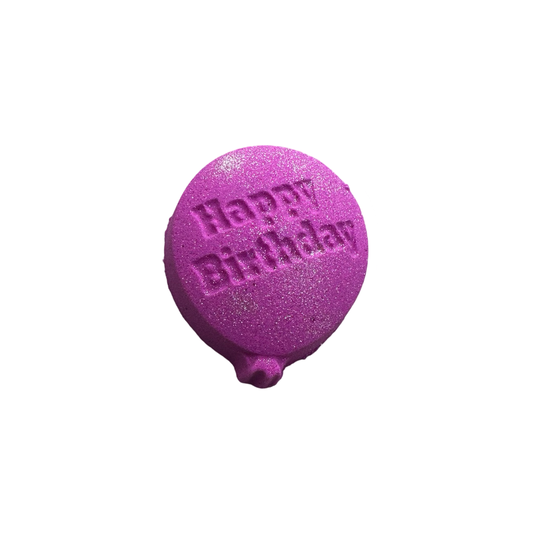 Bath Bomb - Happy Birthday Balloon - Pink - Birthday Cake