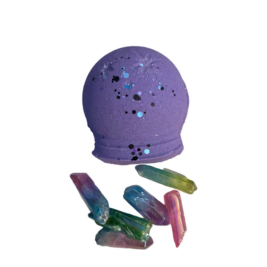 Bath Bomb - Crystal Intentions - Grape - Choking Hazard Ages 3+